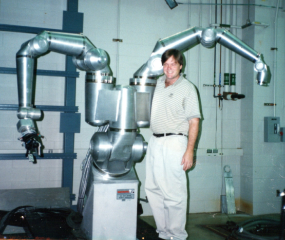 Rich with two-arm robot circa 1990